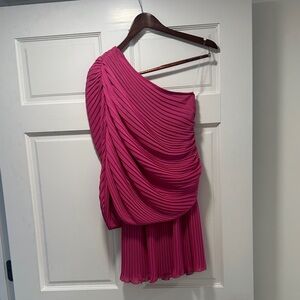 Karlie Pink One Shoulder Mini